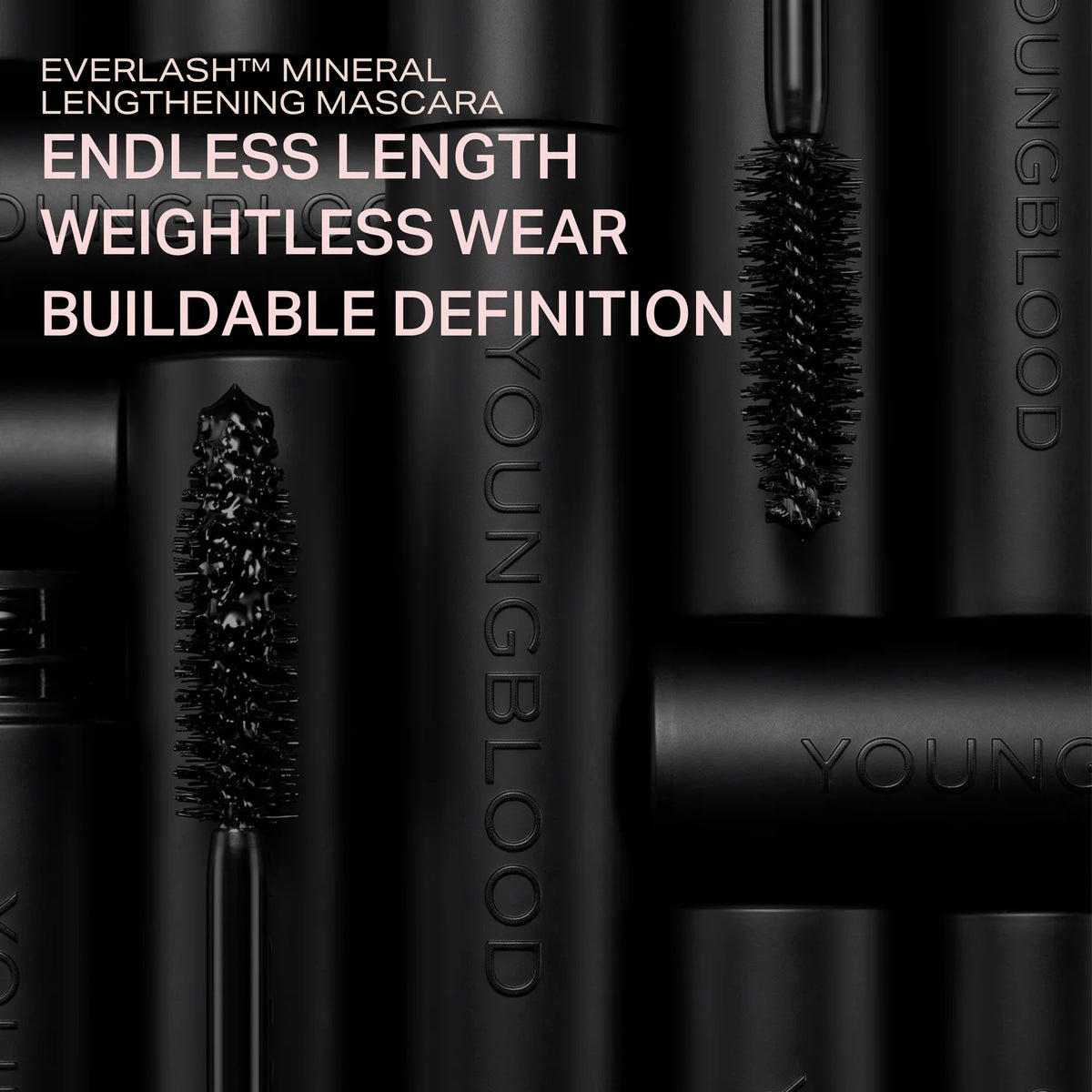 Youngblood EverLash Mineral Lengthening Mascara Black Out 8.3ml