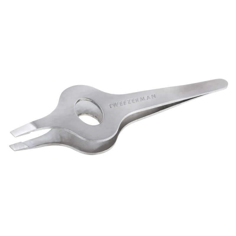 Tweezerman - Wide Grip Slant Tweezer Classic Stainless Steel met extra brede grip voor maximale controle en precisie