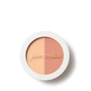 Jane Iredale Circle Delete Concealer 2 2,8g in rond palette met twee kleurnuances voor het camoufleren van donkere kringen.