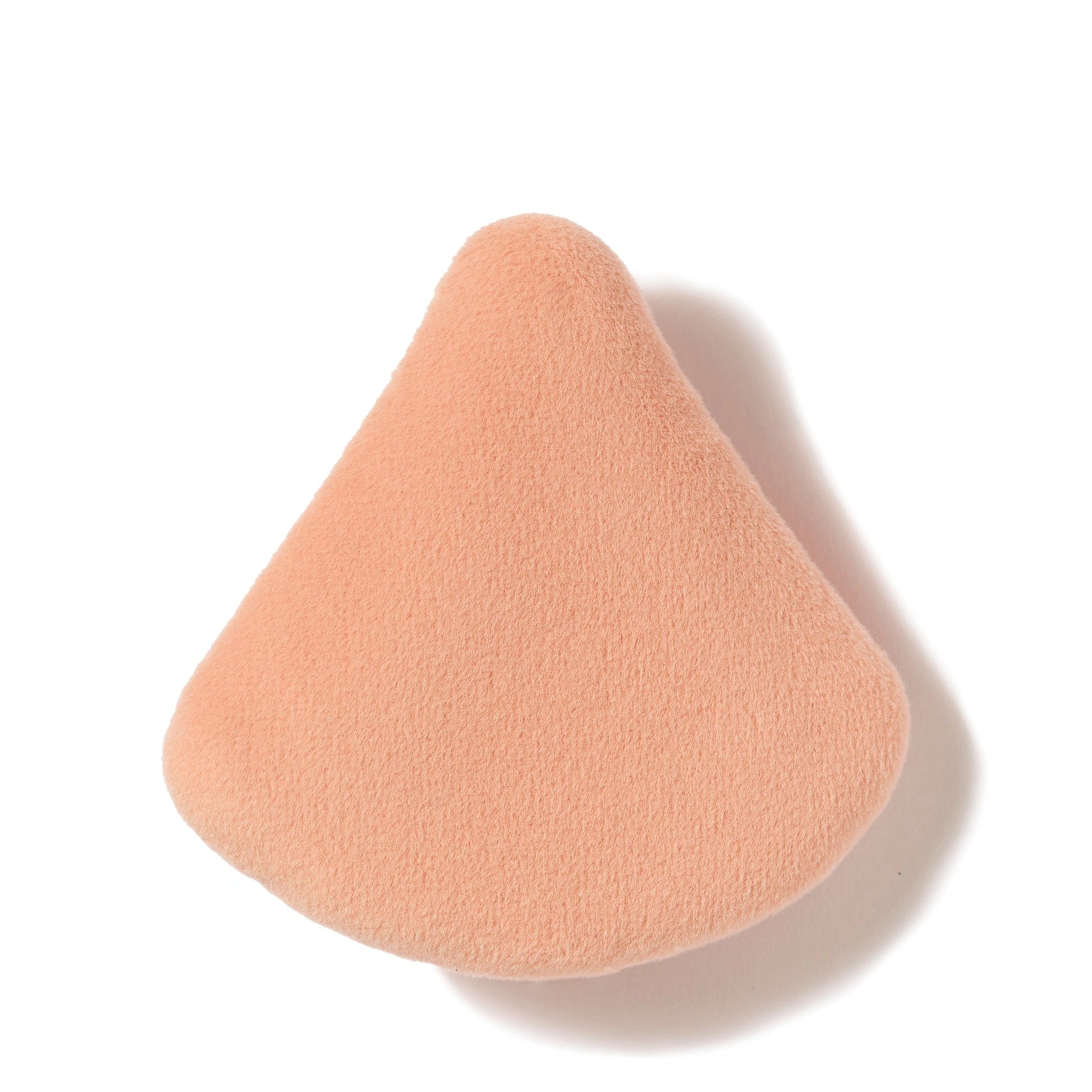 Jane Iredale Perfect & Set Dual-Sided Puff in zachte perzikkleur, ideaal voor naadloze make-upapplicatie.