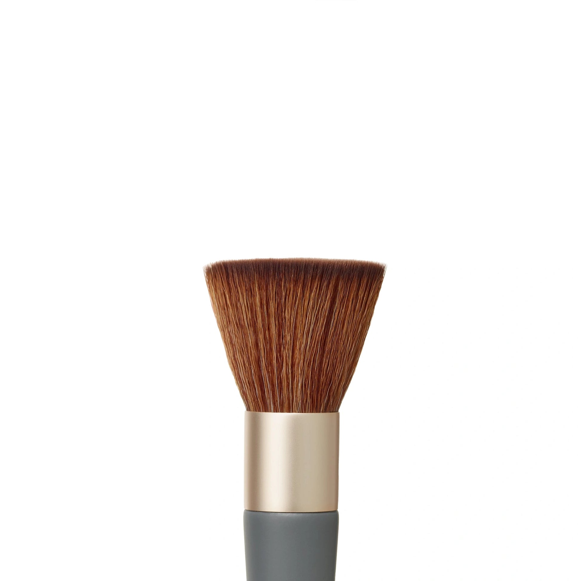 Jane Iredale The Handi™ Brush met platte bovenkant voor mineralen poederfoundation, biedt controle en druk voor perfecte applicatie.