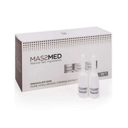 Massada - Pure Hyaluronic Firming Effect 10x 3ml verpakking met drie glazen ampullen en moderne design elementen