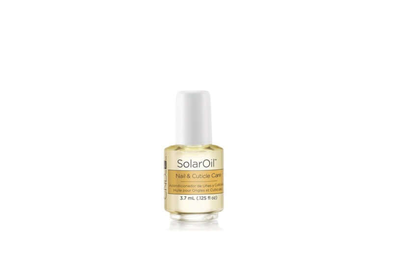 CND Solaroil Nail & Cuticle Care 3,7ml in glazen flesje met witte dop voor zachte nagels en huidverzorging