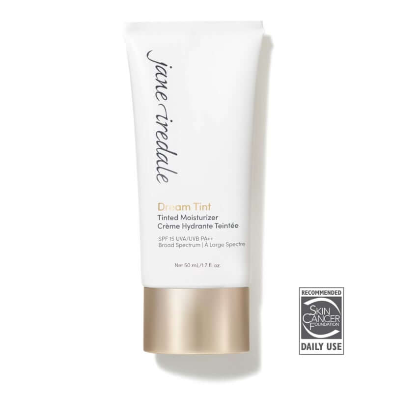 Jane Iredale - Dream Tint® Tinted Moisturizer SPF15 - Dark 50ml, hydraterende crème met lichte dekking voor een stralende huid.