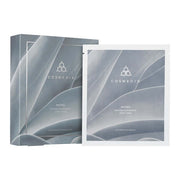 Cosmedix Micro Sheet Mask Microbiome Set 5pc met stijlvolle verpakking en sheet mask voor hydratatie en balans.