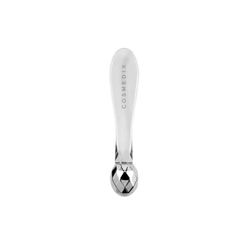 Cosmedix Precision Eye Applicator met een koeleffect en kristalvorm, ideaal voor het aanbrengen van oogserum.