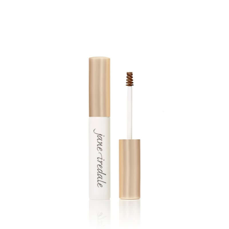 Jane Iredale - PureBrow™ Gel - Ash Blonde 4.25g met micro-borsteltje voor flexibele fixatie en volumineuze wenkbrauwen.