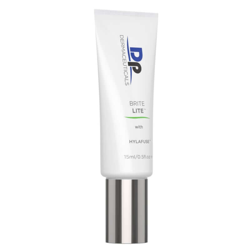 DP Dermaceuticals Brite Lite 15ml (travelsize) zijnhelder serum in praktische tube, perfect voor onderweg en zonbescherming.