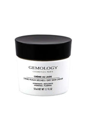 Gemology - Jade Cream 50ml, luxueuze, hydraterende crème met fluweelachtige textuur voor droge huid.
