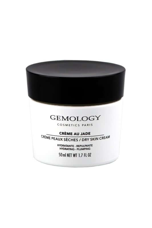Gemology - Jade Cream 50ml, luxueuze, hydraterende crème met fluweelachtige textuur voor droge huid.