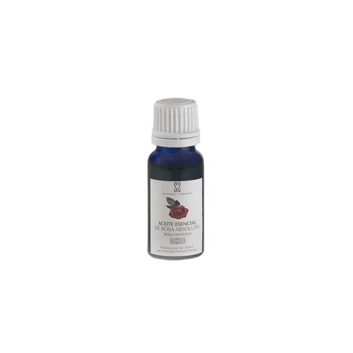 Massada - Verbain Essential Oil 15ml in een donkerblauwe fles met een witte dop, voor ontspanning en huidverzorging.