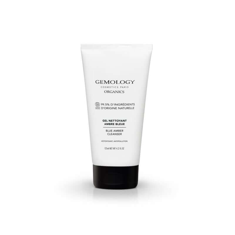 Gemology - Blue Amber Cleanser 150ml in tube, biologische reinigingsgel met antioxidanten voor een zachte huid.