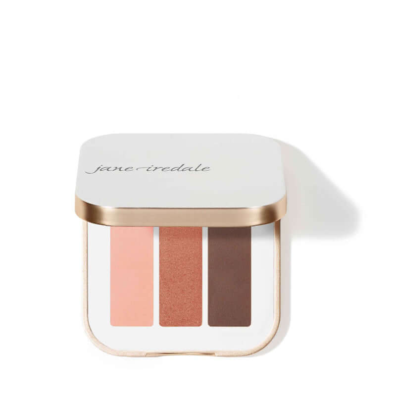 Jane Iredale - PurePressed® Eye Shadow Triple - Wildflower 2.1g met drie op elkaar afgestemde oogschaduwtinten.