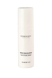 Gemology - White Pearl Serum 30ml in een elegante witte fles voor een porseleinen teint en vermindering van rimpels.