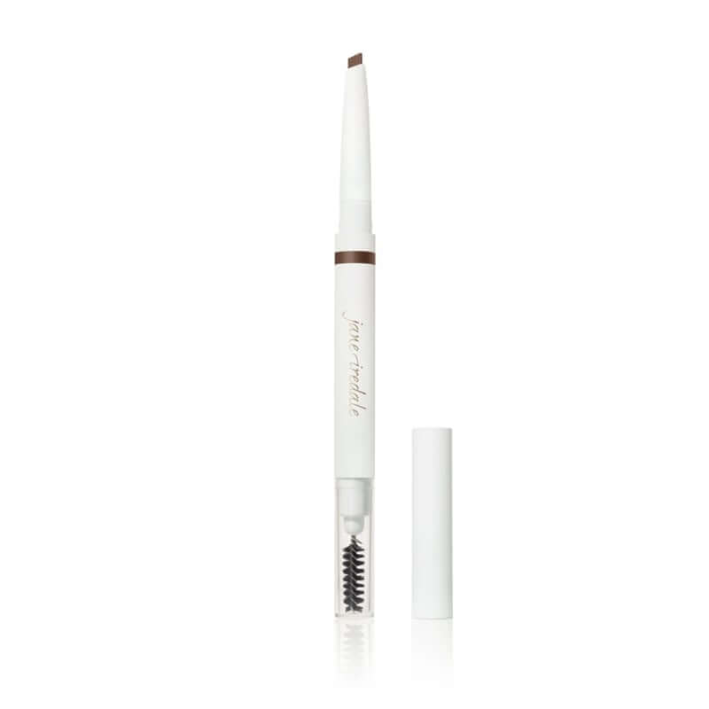 Jane Iredale - PureBrow™ Shaping Pencil - Medium Brown 0.23g met druppelvormige punt en geïntegreerde spoolie voor prachtige wenkbrauwen