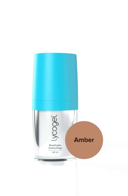 Lycogel Breathable Camouflage Amber 15ml met amberkleurige ondertoon voor een natuurlijke gloed