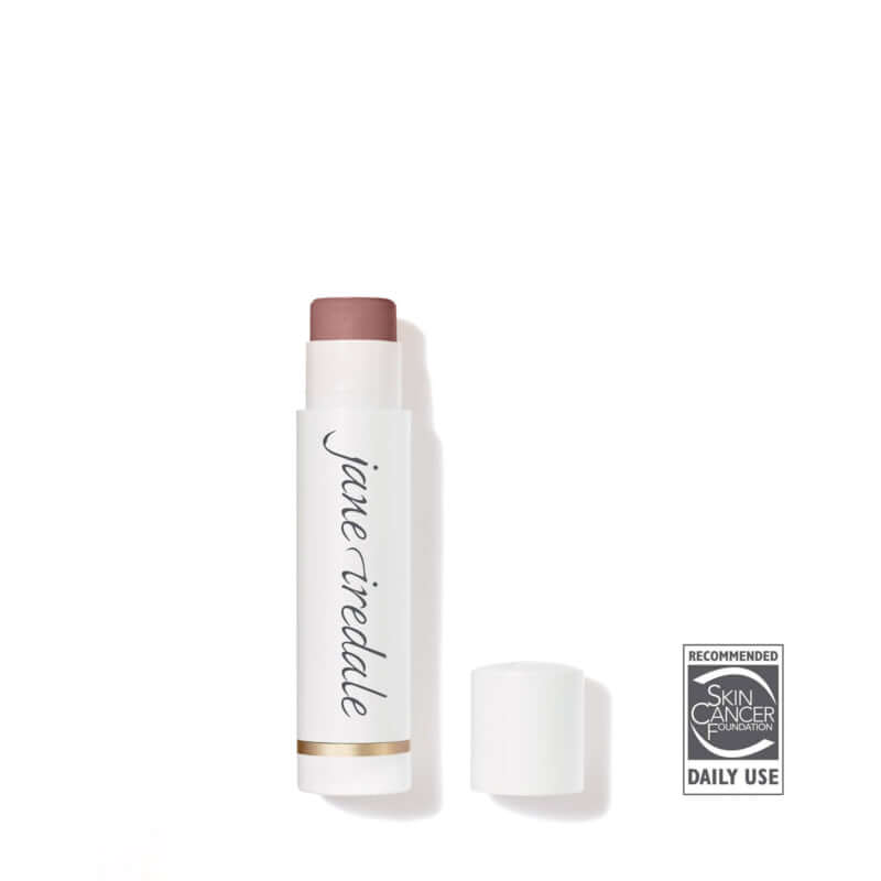 Jane Iredale - LipDrink® SPF15 Lip Balm - Buff 4g in een stijlvolle verpakking met een natuurlijke nude tint, aanbevolen voor dagelijks gebruik.