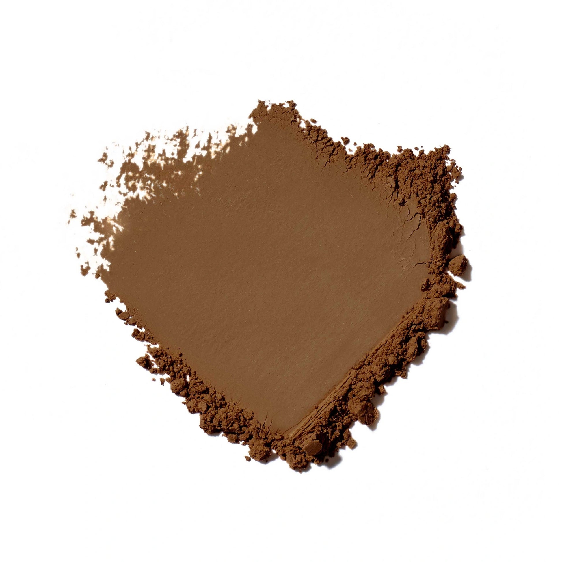 Jane Iredale Amazing Base Mineral Powder SPF15 Cocoa 10,5g in diepe chocoladebruine kleur en fijne poedertextuur.