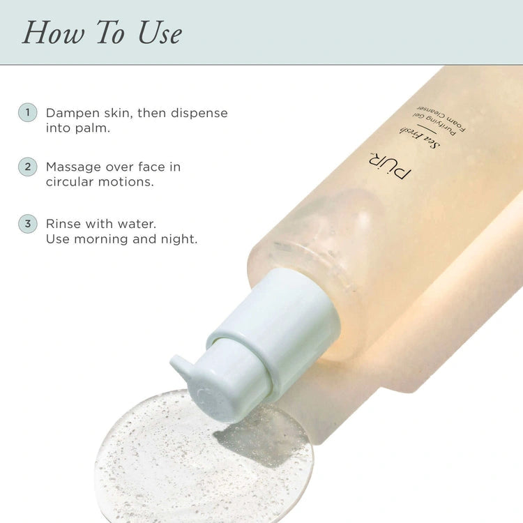 PUR Sea Fresh Purifying Gel Foam Cleanser 150ml