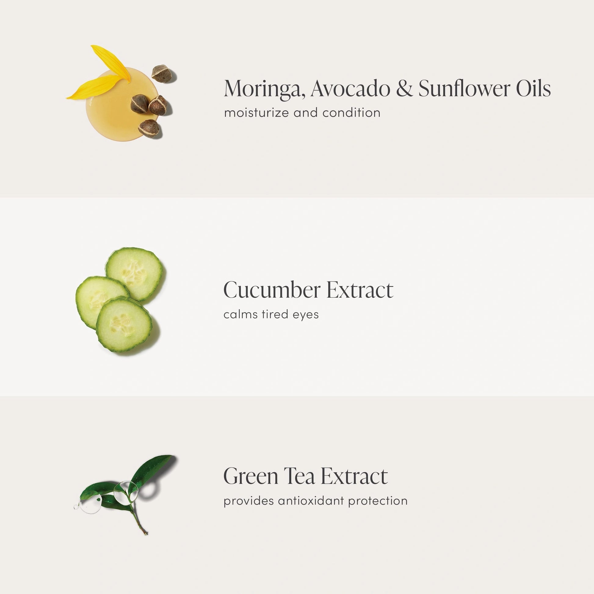 Jane Iredale Circle Delete Concealer 2 2,8g ingrediënten: Moringa, avocado en zonnebloemolie, komkommerextract en groene thee.