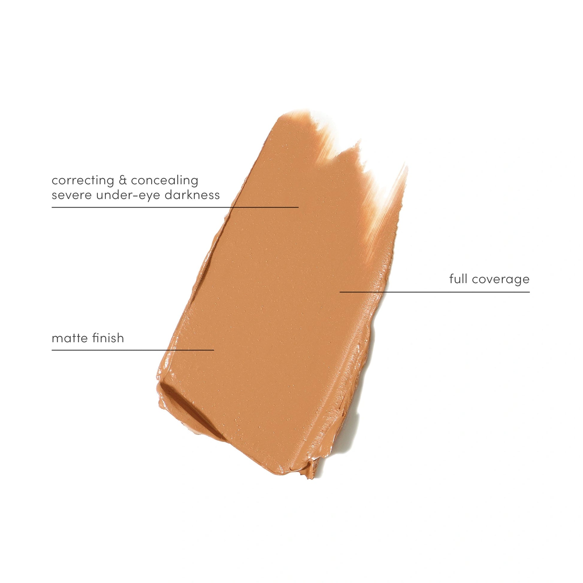 Jane Iredale Enlighten Plus Under-eye Concealer SPF20 No. 4 7ml swatch, full coverage, matte finish for under-eye darkness