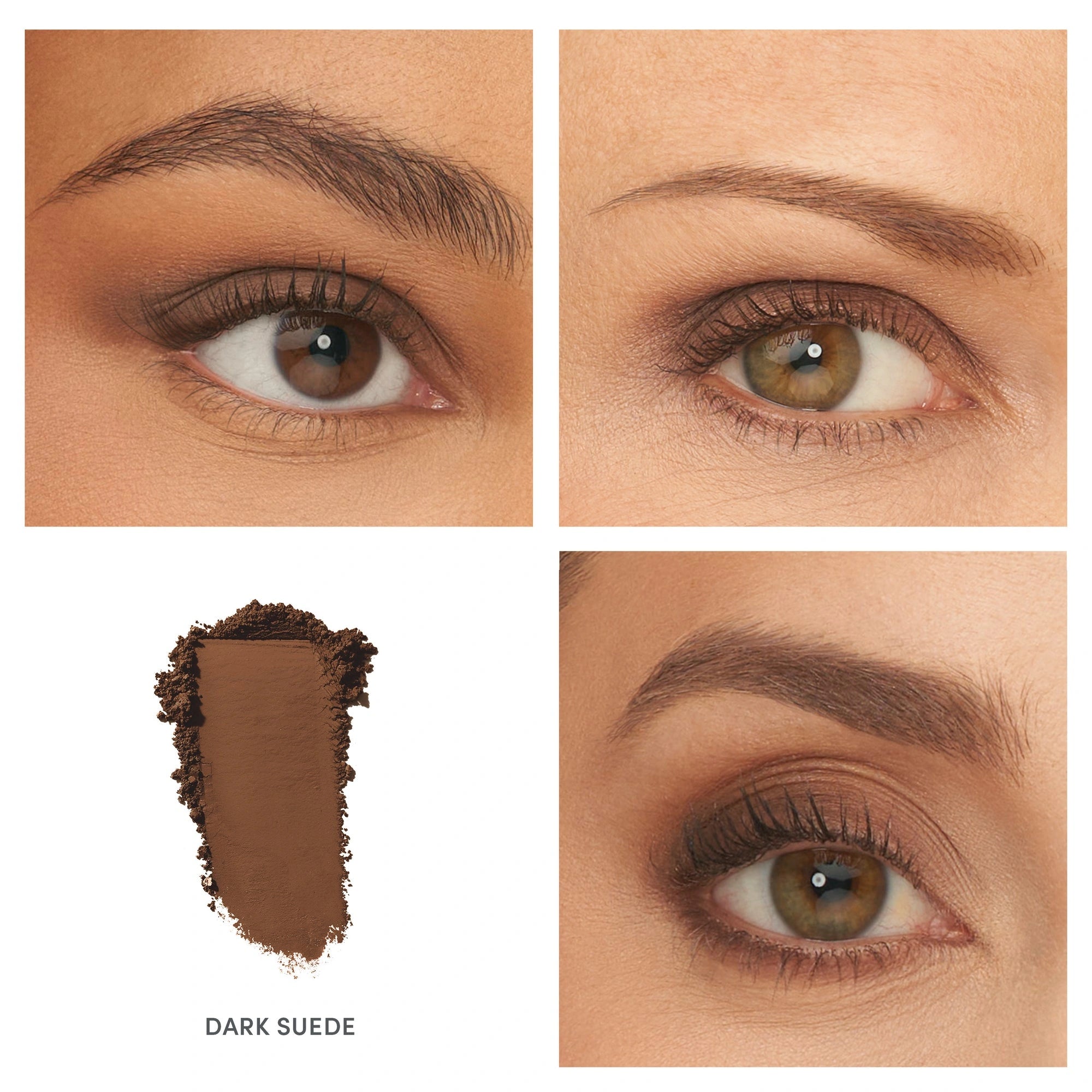 Jane Iredale PurePressed Eye Shadow Single Dark Suede 1,3g – intens donkere suède schaduw op oogleden voor rijke definitie.