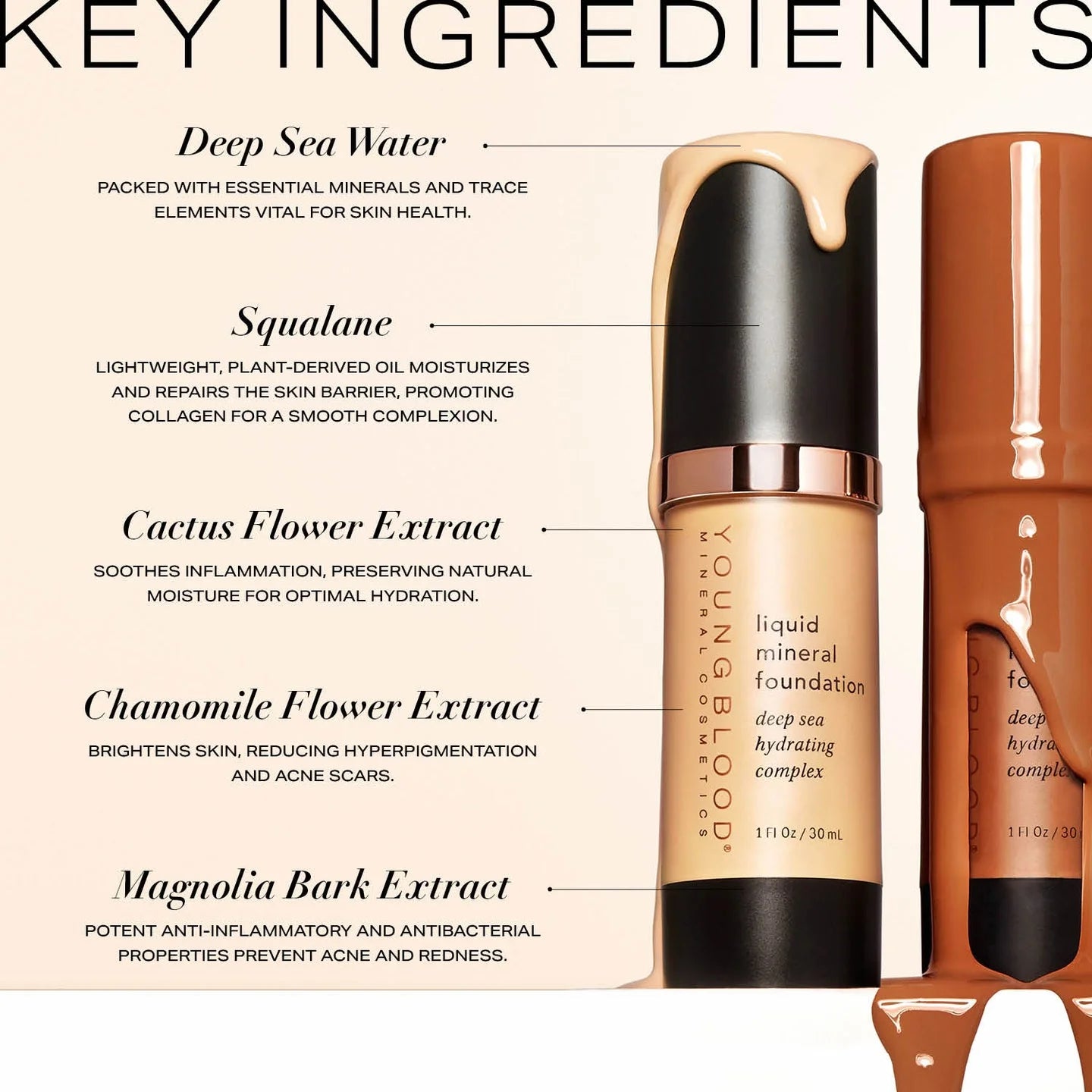 Youngblood Liquid Mineral Foundation Golden Tan 30ml