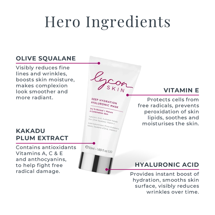 LYCON Skin Deep Hydration Hyaluronic Mask 50ml