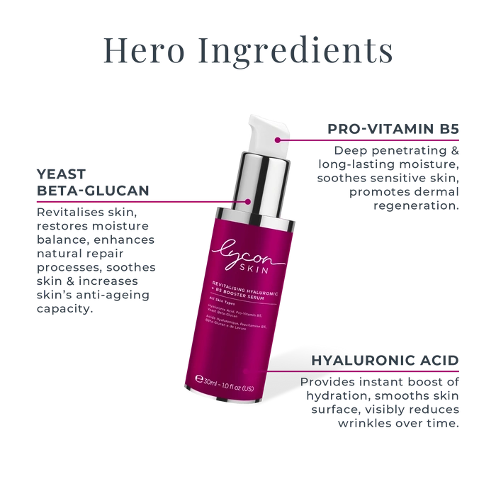LYCON Skin Revitalising Hyaluronic + B5 Booster Serum 30ml