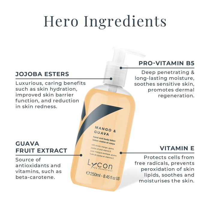 Lycon Mango & Guava Hand & Body Lotion 250ml