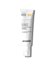 Sensilis Photocorrection HA 50+ Color 50ml, hydraterende zonnebescherming met SPF 50+ tegen rimpels en huidveroudering.