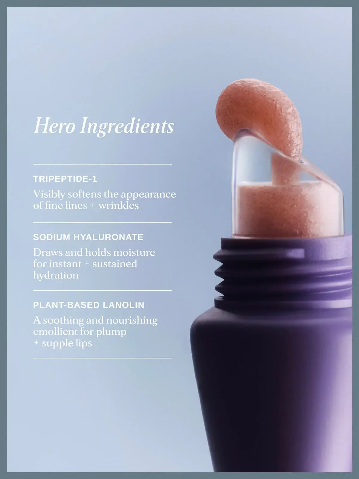 Alpha-H Peptide Lip Perfector 15ml met hero-ingrediënten zoals tripeptide-1 en natriumhyaluronaat voor volle, zachte lippen.