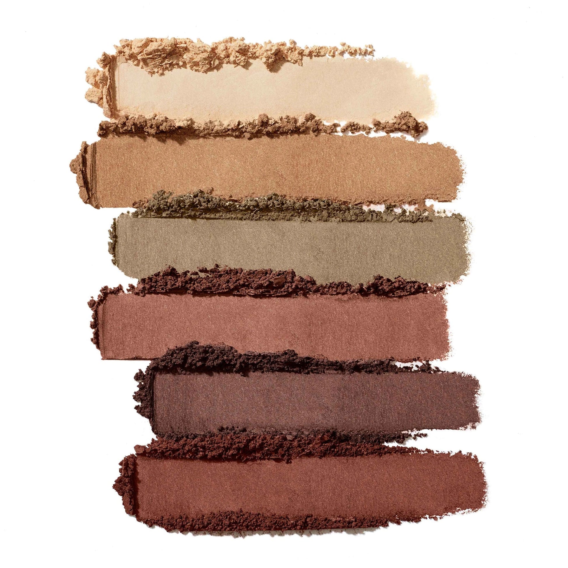 Jane Iredale PurePressed Eye Shadow Kit Naturally Glam 4,2g, zes luxe shimmery oogschaduws in textiel-tinten.