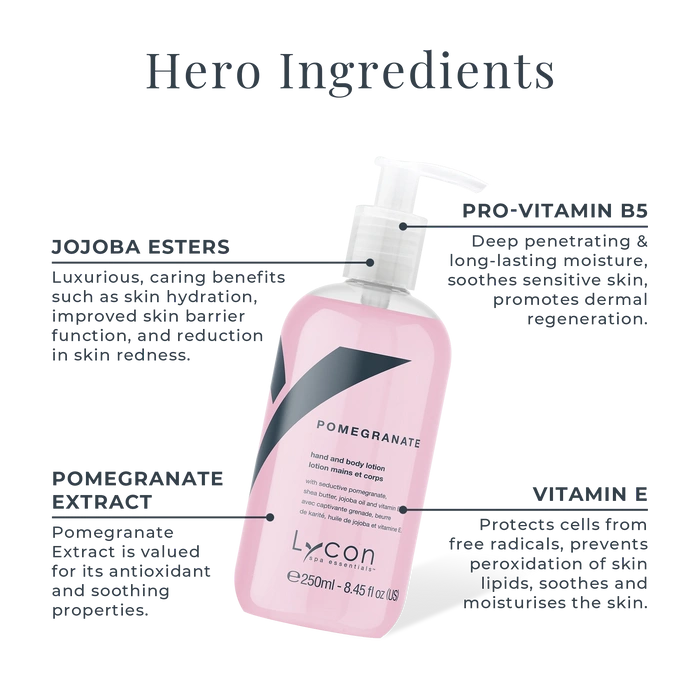 Lycon Pomegranate Hand & Body Lotion 250ml