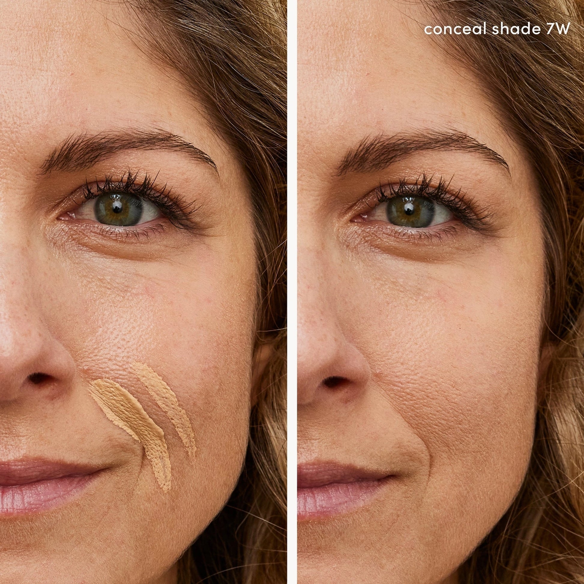 Jane Iredale PureMatch Liquid Concealer 7W Medium huidtest voor perfecte dekking en natuurlijke afwerking.