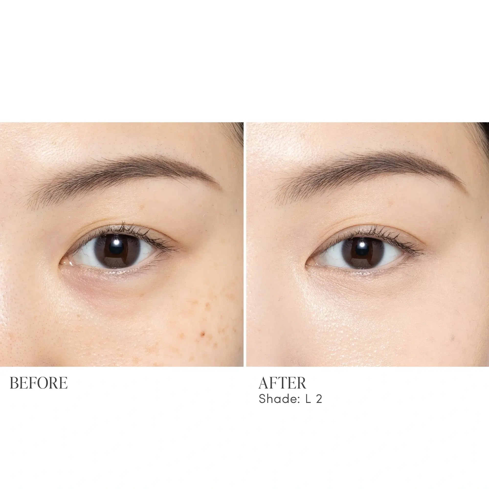 Jane Iredale Skintuition Brightening Under Eye Concealer L2 voor een stralende look, zichtbare transformatie voor donkere kringen.