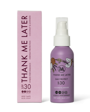 Thank Me Later Daily Exposure Sunscreen Lavender & Coconut 100ml