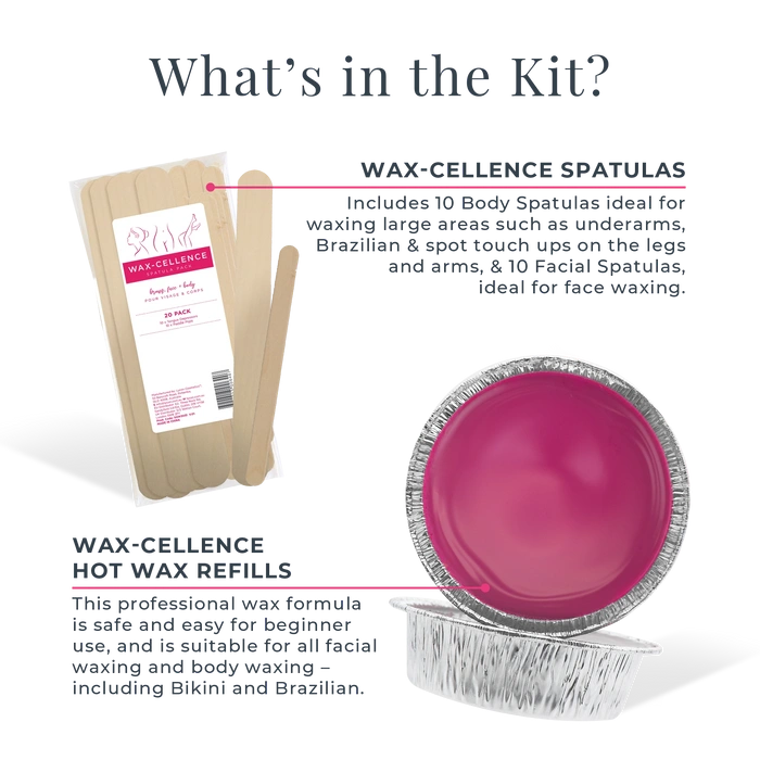 Lycon Wax-cellence Deluxe Home Waxing Kit