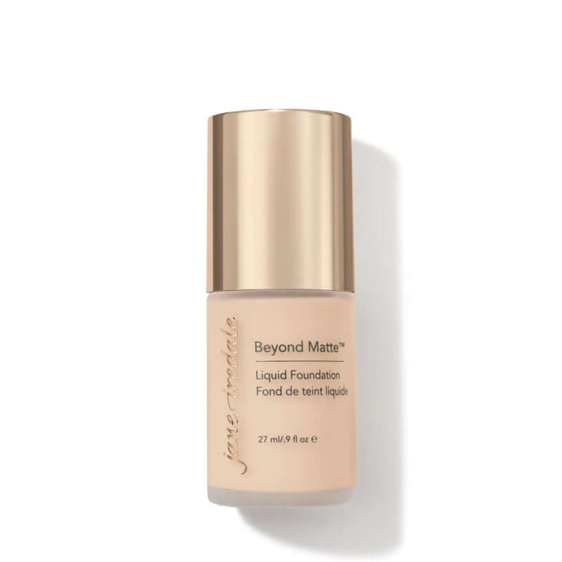 Jane Iredale - Beyond Matte™ Liquid Foundation 27ml - M2 27ml, lichte foundation met warme ondertonen voor een natuurlijke matte finish.