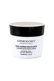 Gemology - Supreme White Pearl Cream 50ml, witte luxe gezichtscrème voor het verminderen van pigmentvlekken.