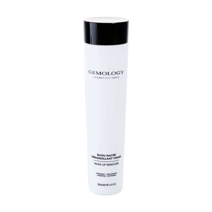 Gemology - Bijou Nacre Make Up Remover 200ml flacon met hydratatie en verzachtende eigenschappen voor een zachte gezichtsreiniging