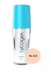 Lycogel Breathable Tint Nr. 0.5 30ml, lichtgewicht tint voor eerlijke huidtinten met SPF 30 bescherming