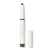 Jane Iredale ColorLuxe Eye Shadow Stick Ivy 1,4g in mosgroen met parelmoerglans, perfect voor een aardse ooglook.