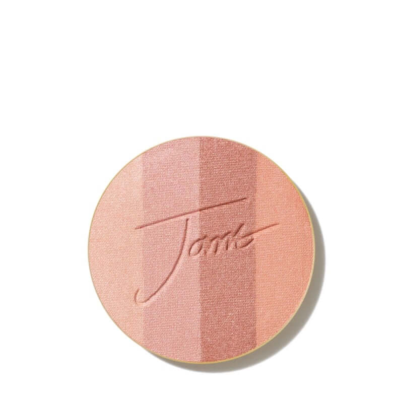 Jane Iredale PureBronze Shimmer Bronzer Refill Peaches & Cream 9.9g, luxe perzikkleurige shimmer bronzer met vier tinten voor een frisse glow.