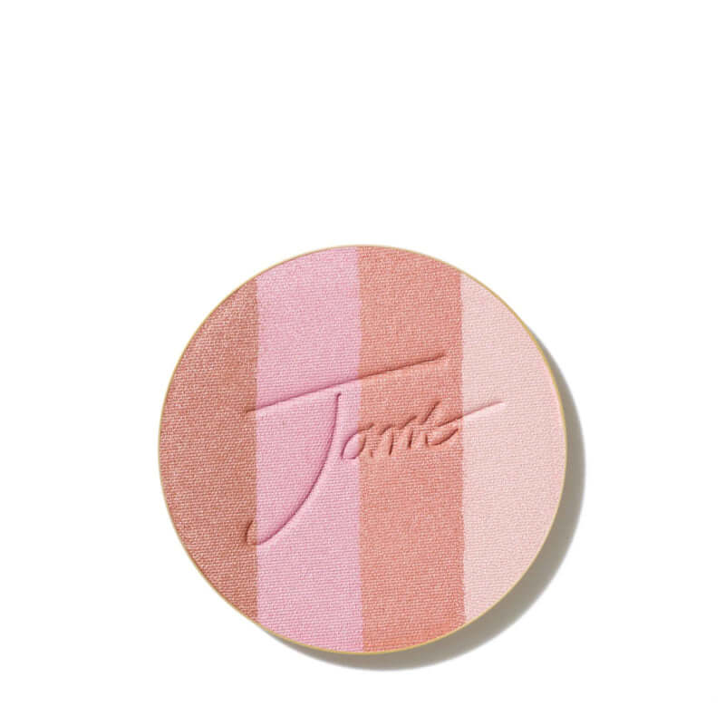 Jane Iredale PureBronze Shimmer Bronzer Refill Rose Dawn 9.9g met vier harmonieuze rosétinten voor een stralende glow.