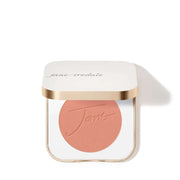 Jane Iredale - PurePressed® Blush - Velvet Petal 3.2g in elegant verpakking met een romige perziktint voor een natuurlijke blos.