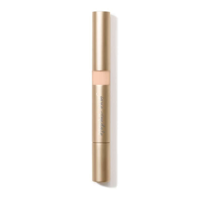 Jane Iredale - Active Light® Under-eye Concealer - No. 3 Light Peach 2g in elegante gouden verpakking voor een frisse uitstraling.