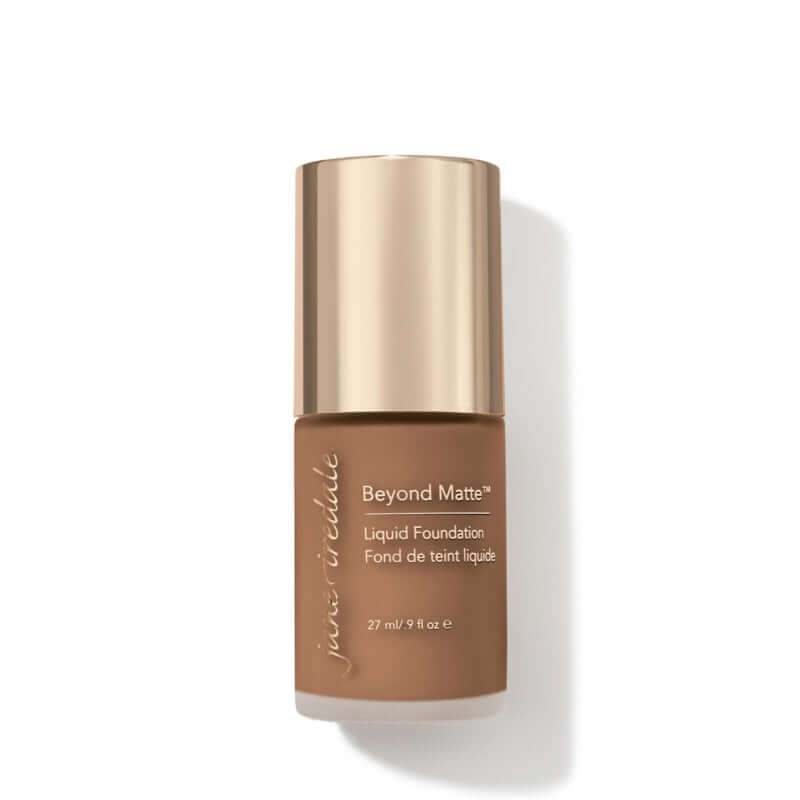 Jane Iredale - Beyond Matte™ Liquid Foundation 27ml - M14 27ml in diepbruin met gouden ondertonen voor natuurlijke matte finish.