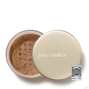 Jane Iredale - Amazing Base® SPF20 - Warm Brown 10.5g, luchtige minerale foundation in een elegante verpakking, ideaal voor een stralende huid.