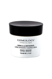 Gemology - Smithsonite Cream 50ml in een stijlvolle pot, biedt een kalmerende en beschermende huidverzorging.